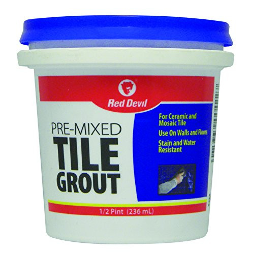Red Devil 0422 Pre-Mixed Tile Grout  White  12 Pack