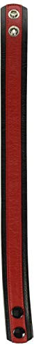 Heart 2 Heart Armband Leather  Black-Red  Large