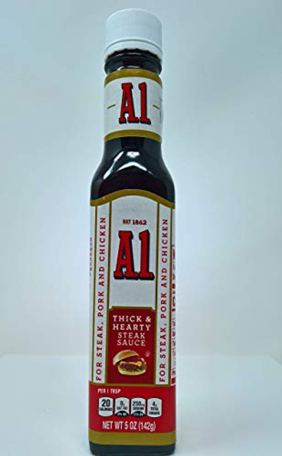 A1 Steak Sauce Thick and Hearty 10 oz -Pack of 6- A1 Steak Sauce Thick and Hearty 10 oz -Pack of 6-