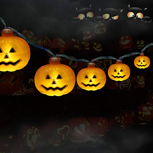Halloween Pumpkin String Lights  10ft 20 LEDs Twinkle Lights Battery Operated  Orange String Lights for Halloween  Thanksgiving  Christmas Decorations Halloween Pumpkin String Lights  10ft 20 LEDs Twinkle Lights Battery Operated  Orange String Lights for Halloween  Thanksgiving  Christmas Decorations