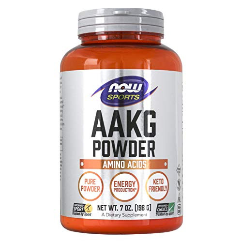 NOW Sports Nutrition AAKG -Arginine Alpha-Ketoglutarate- Pure Powder Amino Acid 7-Ounce NOW Sports Nutrition AAKG -Arginine Alpha-Ketoglutarate- Pure Powder Amino Acid 7-Ounce
