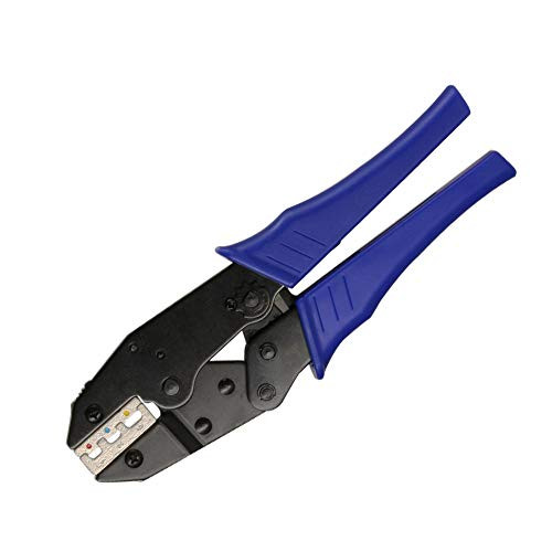 Ratcheting Wire Terminal Crimping Tool For Heat Shrink Connectors - Ratchet Wire Crimper Pliers