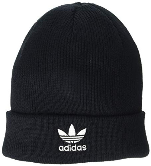 adidas Originals Youth Kids-Boys-Girls Trefoil Beanie  Black-White  ONE SIZE adidas Originals Youth Kids-Boys-Girls Trefoil Beanie  Black-White  ONE SIZE