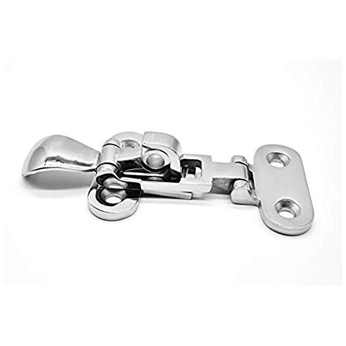 Marine City 316 Stainless-Steel Boat Marine Locker Hatch Anti-Rattle Latch Fastener Clamp