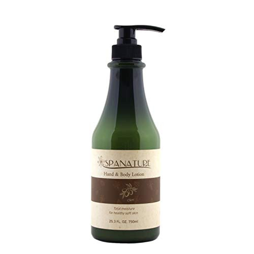 Spanature Hand and Body 750ml-25oz Lotion Selection Made In Korea -Olive-