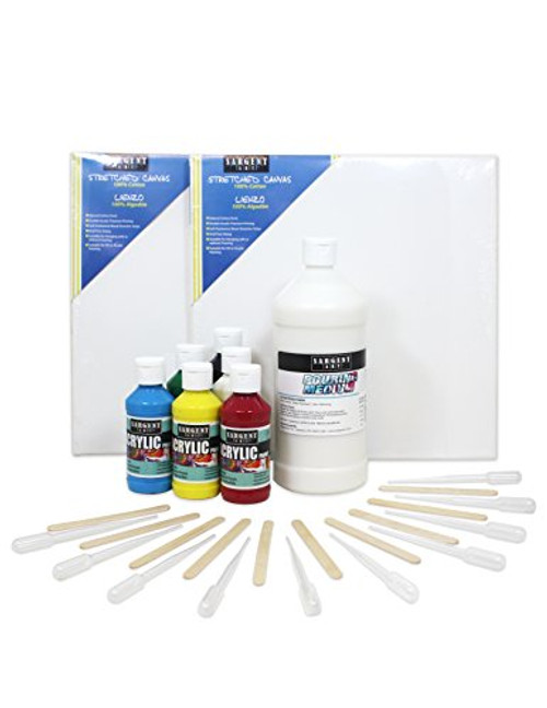 Sargent Art 22-0060 Acrylic Pouring Medium Kit, Assorted Sargent Art 22-0060 Acrylic Pouring Medium Kit, Assorted