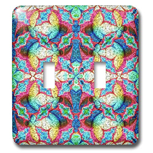 3dRose lsp-8438-2 Abstract Digital Art 2 By Angelandspot Double Toggle Switch