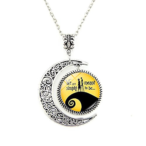 Jack Skellington Necklace Pendant Gift  Jack and Sally Nightmare Before Christmas