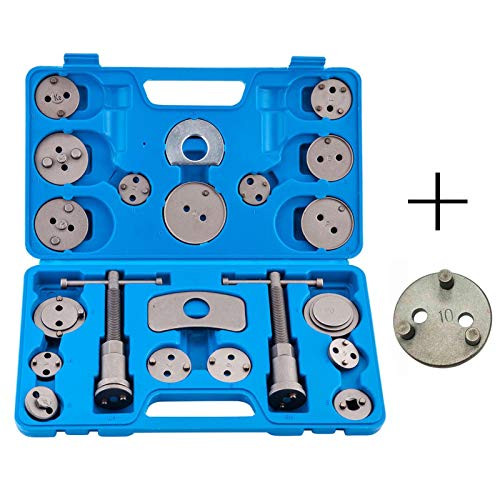 22pcs Disc Brake Caliper Wind Back Tool Set  Front and Rear Brake Piston Compression Tool for Disc Piston Rewind