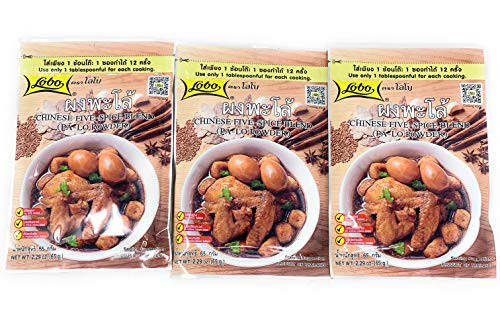 Lobo Chinese Five-Spice Blend -Pa-Lo Powder- 6-87oz -195g- 3 Pack