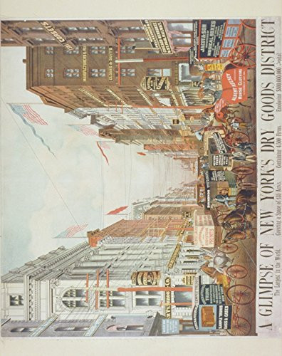 Posterazzi c.1886 A Glimpse of New York's Dry Goods District Poster Print by Unknown (18 x 24)