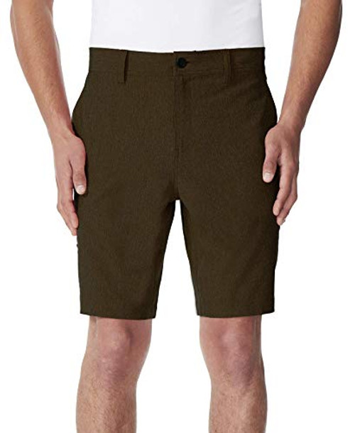 32 DEGREES Mens Stretch Woven Shorts-Military Olive -38