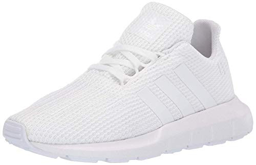 adidas Originals Kids Unisexs Swift Running Shoe  White-White-White  1 M US Little Kid