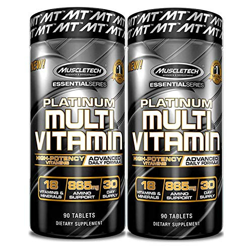 MuscleTech Platinum Multi Vitamin 90 Count -2 Pack- MuscleTech Platinum Multi Vitamin 90 Count -2 Pack-
