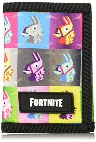 FORTNITE Kids Big Multiplier Tri-Fold Wallet  black-Multi  One Size