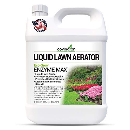 Liquid Aerator -32oz- - Liquid Lawn Aerator Loosens and Conditions Compacted Soil for Increased Nutrient Uptake - USA Made  OMRI Listed  Minerals  Nutri