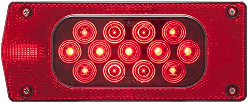 Optronics STL37RS Red Lens Led Combination Tail Light for Driver Side