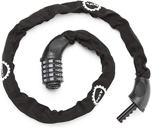 AKM Bike Chain Lock  Resettable 5-Digit Combination Security Anti-Theft Bicycle Chain Lock Password No Key