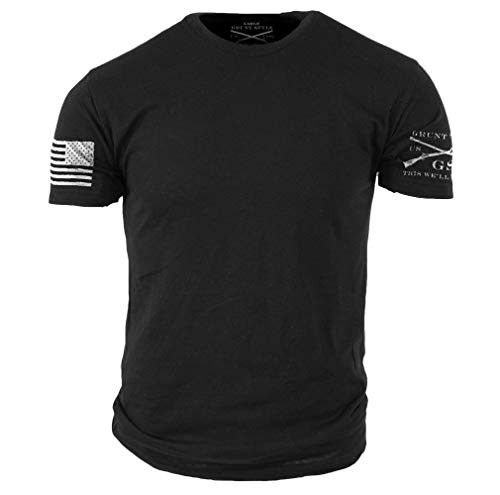 Grunt Style Basic Mens T-Shirt -Medium  Black-