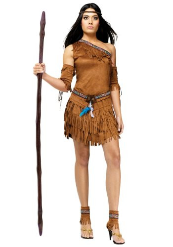 Fun World unisex adult Pow Wow Sized Costumes  Brown  Medium Large US