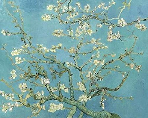 Posterazzi Almond Blossoms 1890 Poster Print by Vincent Van Gogh  -8 x 10-