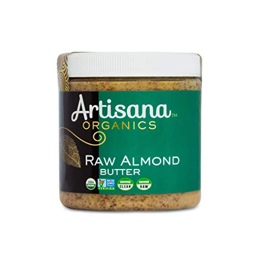 Artisana Organics Non GMO Raw Almond Butter  9 oz - No Sugar Added  Vegan Paleo and Keto Friendly