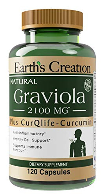 Graviola-Soursop 2100 mg with Curqlife 120 Capsules Graviola-Soursop 2100 mg with Curqlife 120 Capsules