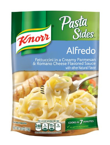 Knorr Pasta Sides Fettuccini  Alfredo  4-4 Oz- -Pack of 6-