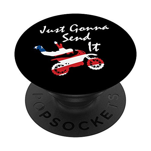Motocross Dirt Bike Racing - 3 - Just Gonna Sent It PopSockets PopGrip Swappable Grip for Phones and Tablets