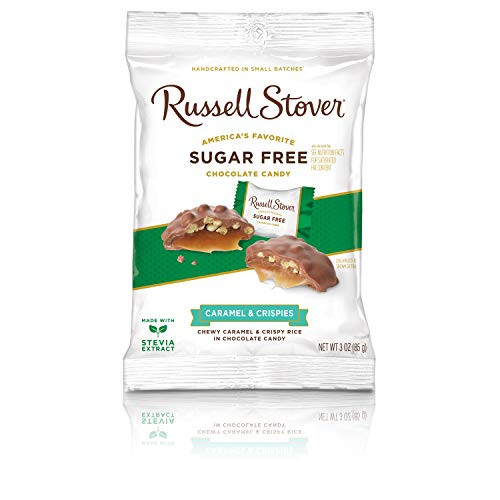 Russell Stover Sugar Free Crispy Caramels  3 oz- Bag