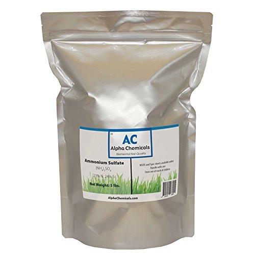 Ammonium Sulfate - -NH4-2SO4-5 Pounds