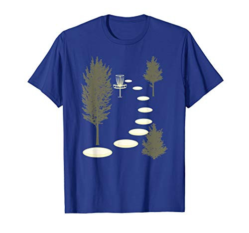 Disc Golf Into The Woods Disc Golf Discs Art Play Disc Golf T-Shirt