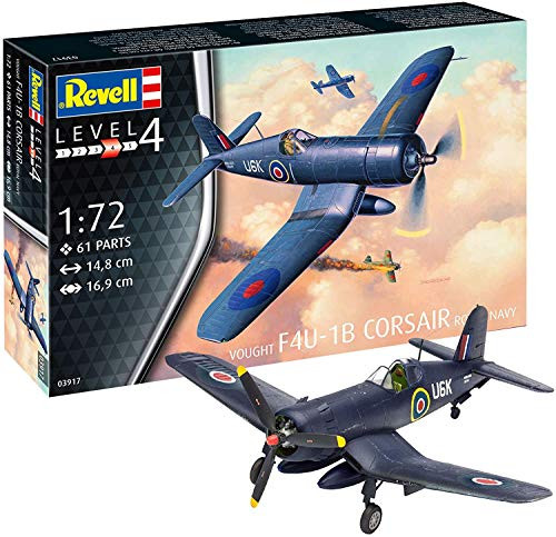 Revell 03917 Vought F4U-1B Corsair Royal Navy 1 72 Scale Plastic Model Revell 03917 Vought F4U-1B Corsair Royal Navy 1 72 Scale Plastic Model