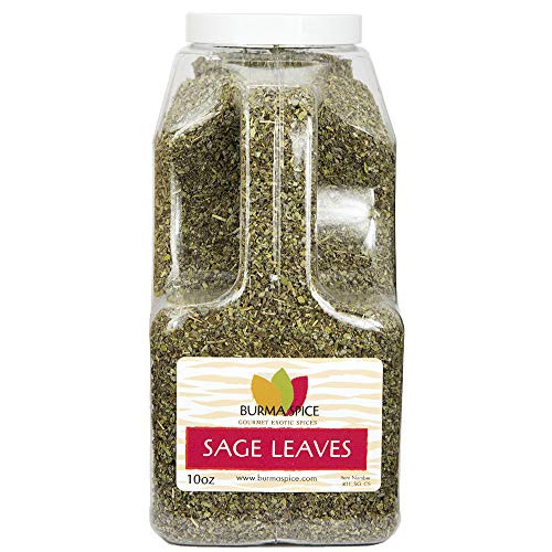 Sage Leaf - Peppery Aromatic Herb - Perfect for Sausages and Teas 10 oz-