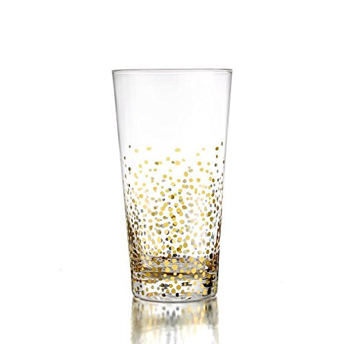 Fitz and Floyd Luster Highballs (Set of 4), Gold