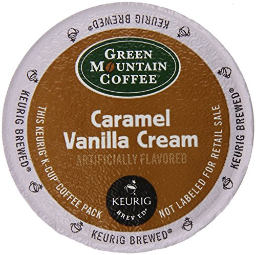 Keurig, Green Mountain Coffee, Caramel Vanilla Cream, K-Cup Counts, 50 Count
