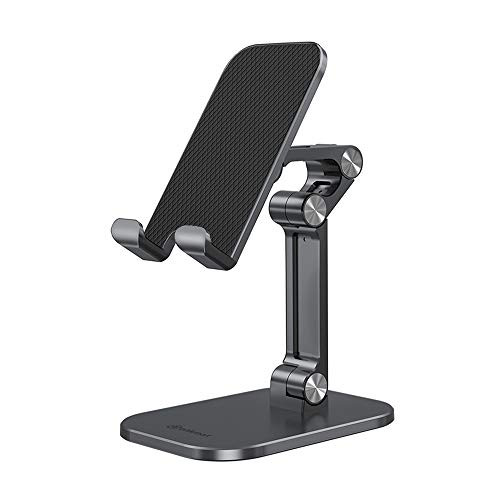 ANKMAX STPF1 Phone Stand for Desk Angle Adjustable Cell Phone Stand Phone Holder Stand Compatible with All Mobile Phones iPhone Pixel iPad Tablet-4- ANKMAX STPF1 Phone Stand for Desk Angle Adjustable Cell Phone Stand Phone Holder Stand Compatible with All Mobile Phones iPhone Pixel iPad Tablet-4-