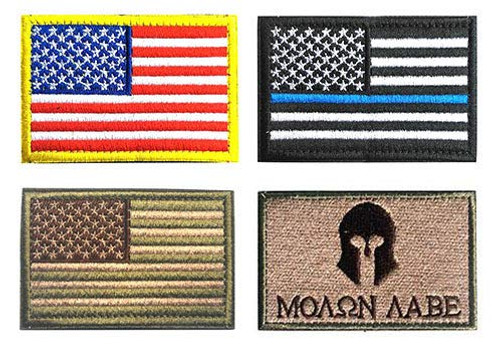 Antrix 4 Pack Tactical American Flag Patch Military USA Flag Patch US Flag Patch Molon Labe Embroidered Morale Applique Fastener Hook and Loop Patch f Antrix 4 Pack Tactical American Flag Patch Military USA Flag Patch US Flag Patch Molon Labe Embroidered Morale Applique Fastener Hook and Loop Patch f