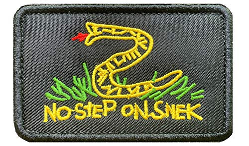 No Step On Snek Antrix Funny No Step On Snek Funny Patch Tactical Embroidered Badge Hook and Looped Tactical Patch for Tactical Bags Backpack Gun H No Step On Snek Antrix Funny No Step On Snek Funny Patch Tactical Embroidered Badge Hook and Looped Tactical Patch for Tactical Bags Backpack Gun H
