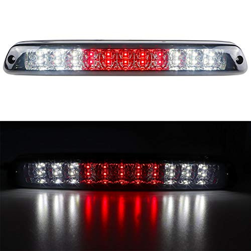 for 2004-2012 Chevrolet Colorado GMC Canyon LED 3rd Third Tail Brake Light Rear Cargo Lamp High Mount Stop light -Chrome Housing Smoke Lens-