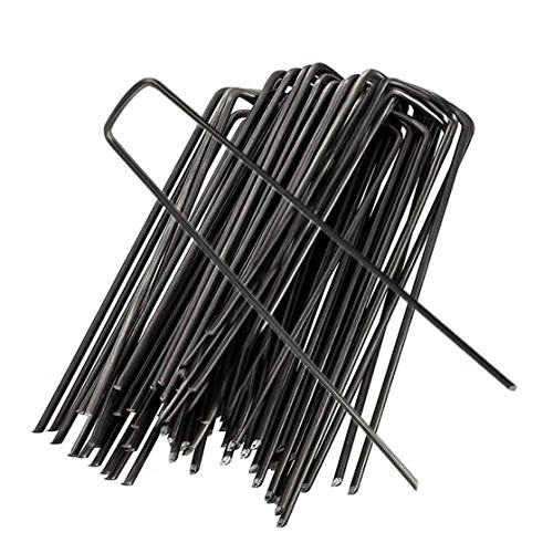 Garden Staples U Shaped Steel Pins Ground Stakes Pegs Spikes for Lawn Sod Weed Landscape Grass Fabric Netting 30PCS x Pack Garden Staples U Shaped Steel Pins Ground Stakes Pegs Spikes for Lawn Sod Weed Landscape Grass Fabric Netting 30PCS x Pack