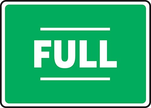 Accuform MCPG584VP Plastic Safety Sign  LegendFull  7 Length x 10 Width x 0-055 Thickness  White on Green