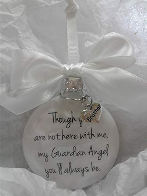 In Memory Brother Gift My Guardian Angel Youll Always Be Family Memorial Christmas Ornament In Memory Brother Gift My Guardian Angel Youll Always Be Family Memorial Christmas Ornament