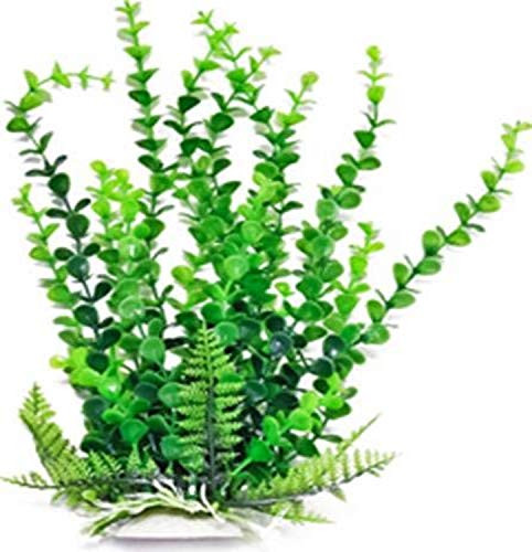 AQUATOP AQUATIC SUPPLIES PD-BH32 003593 Elodea Aquarium Plant with Weighted Base  Green  9-Artificial plant-