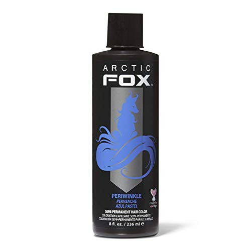 Arctic Fox Vegan and Cruelty-Free Semi-Permanent Hair Color Dye -8 Fl Oz  PERIWINKLE-