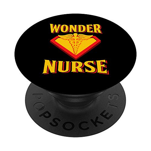 Funny Nursing Gift Wonder Nurse Week School for Women Men PopSockets Grip and Stand for Phones and Tablets Funny Nursing Gift Wonder Nurse Week School for Women Men PopSockets Grip and Stand for Phones and Tablets