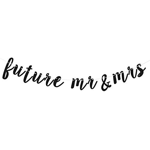 Future Mr and Mrs Banner Perfect for Bachelorette Wedding Engagement Bridal Shower Party Hanging Sign Photo Booth Props