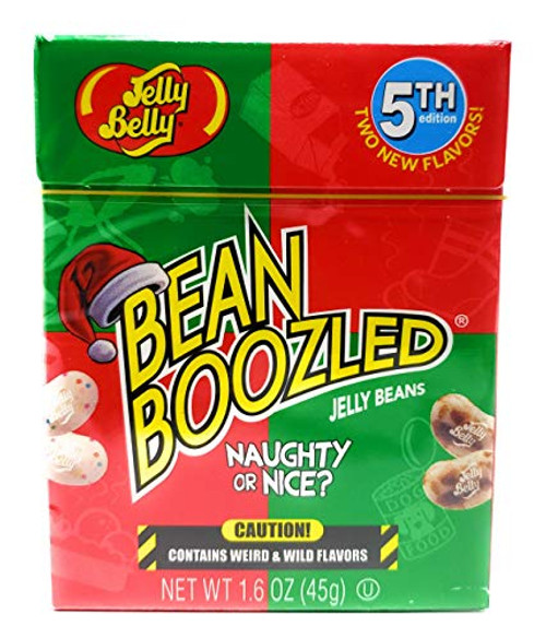 Bean Boozled Naughty or Nice Jelly Belly Jelly Beans 1-6 oz Flip Top Box -5th edition- Bean Boozled Naughty or Nice Jelly Belly Jelly Beans 1-6 oz Flip Top Box -5th edition-
