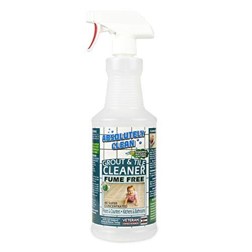 Absolutely Clean Grout Cleaner for Grout  Tile  and Stone  Natural-Based Formula -32 Ounce-