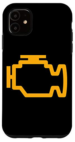 iPhone 11 Funny Mechanic Check Engine Light Case